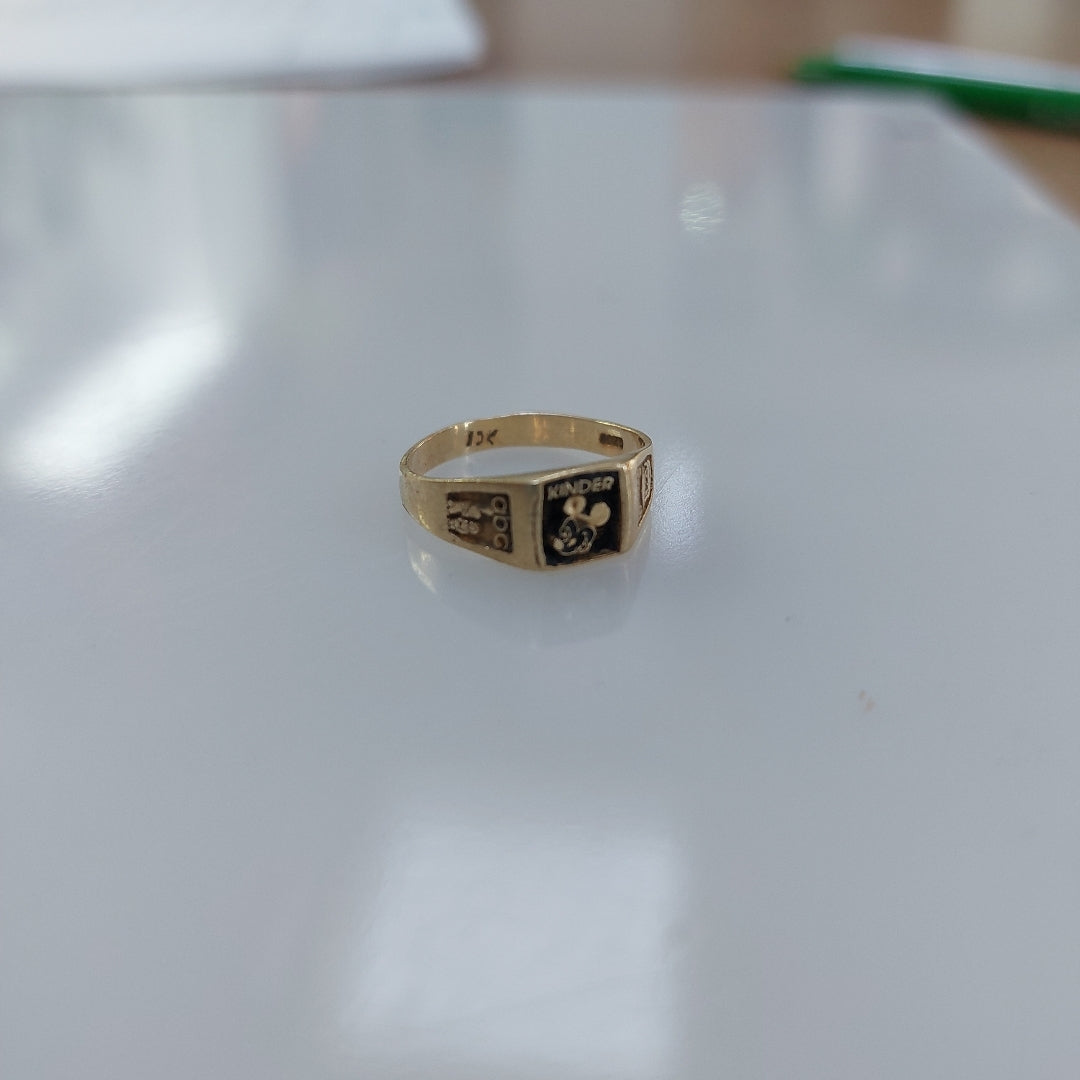 ANILLO DE GRADUACIÓN ORO 8 K 1.7 GRMS (SEMINUEVO)