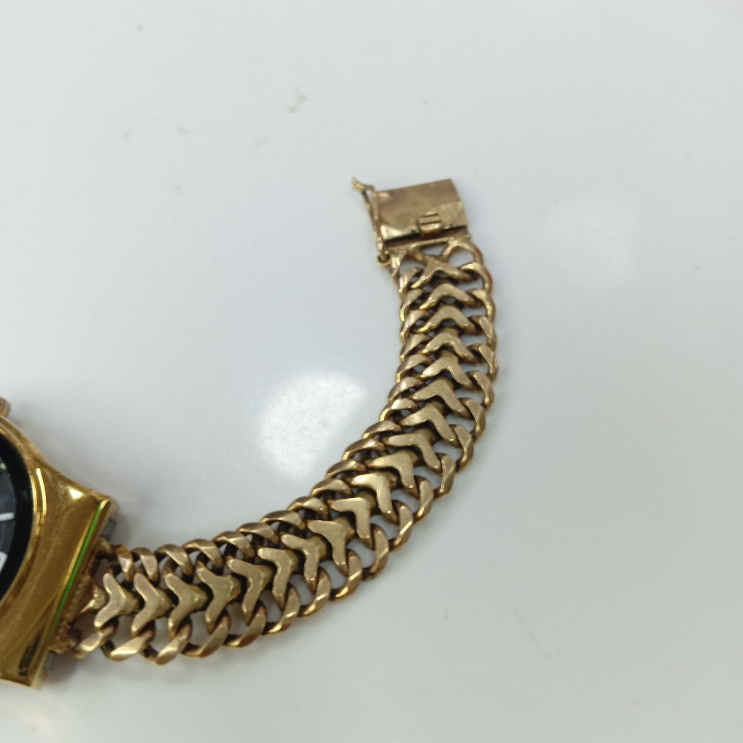 RELOJ CAJA ACERO PULSO ORO ORO 10 K 41.5 GRMS (SEMINUEVO)