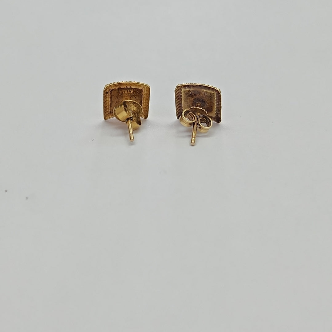 BROQUELES PAR ORO 14 K 1,90 GRMS (SEMINUEVO)