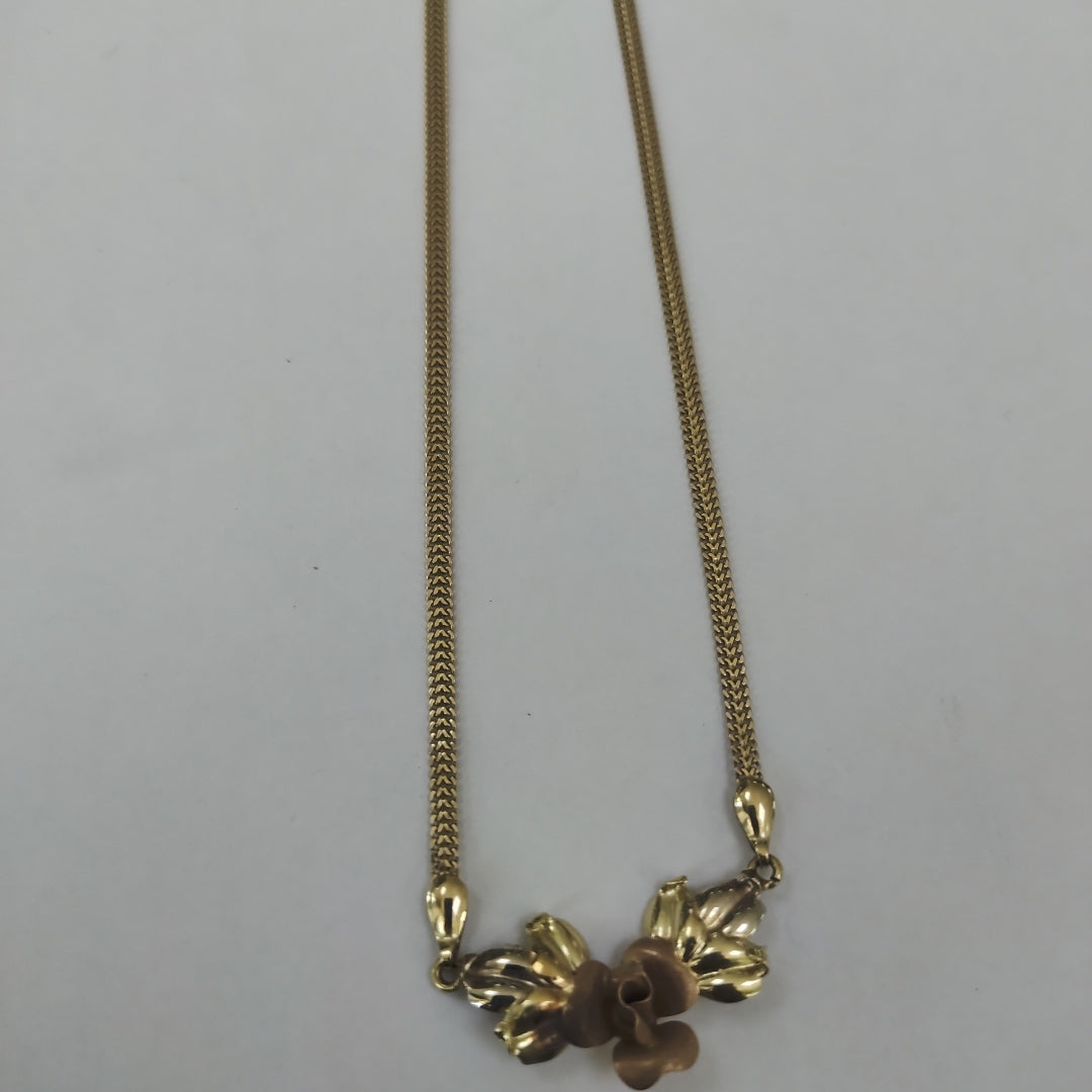 GARGANTILLA ORO, ORO COMBINADO 14 K 8.4 GRMS (SEMINUEVO)