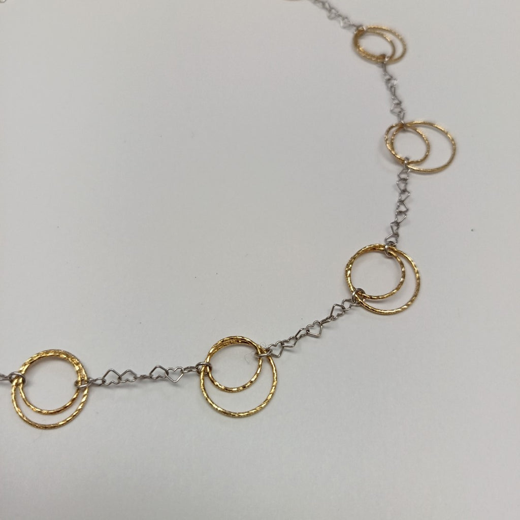 COLLAR ORO COMBINADO 14 K 8,70 GRMS (SEMINUEVO)