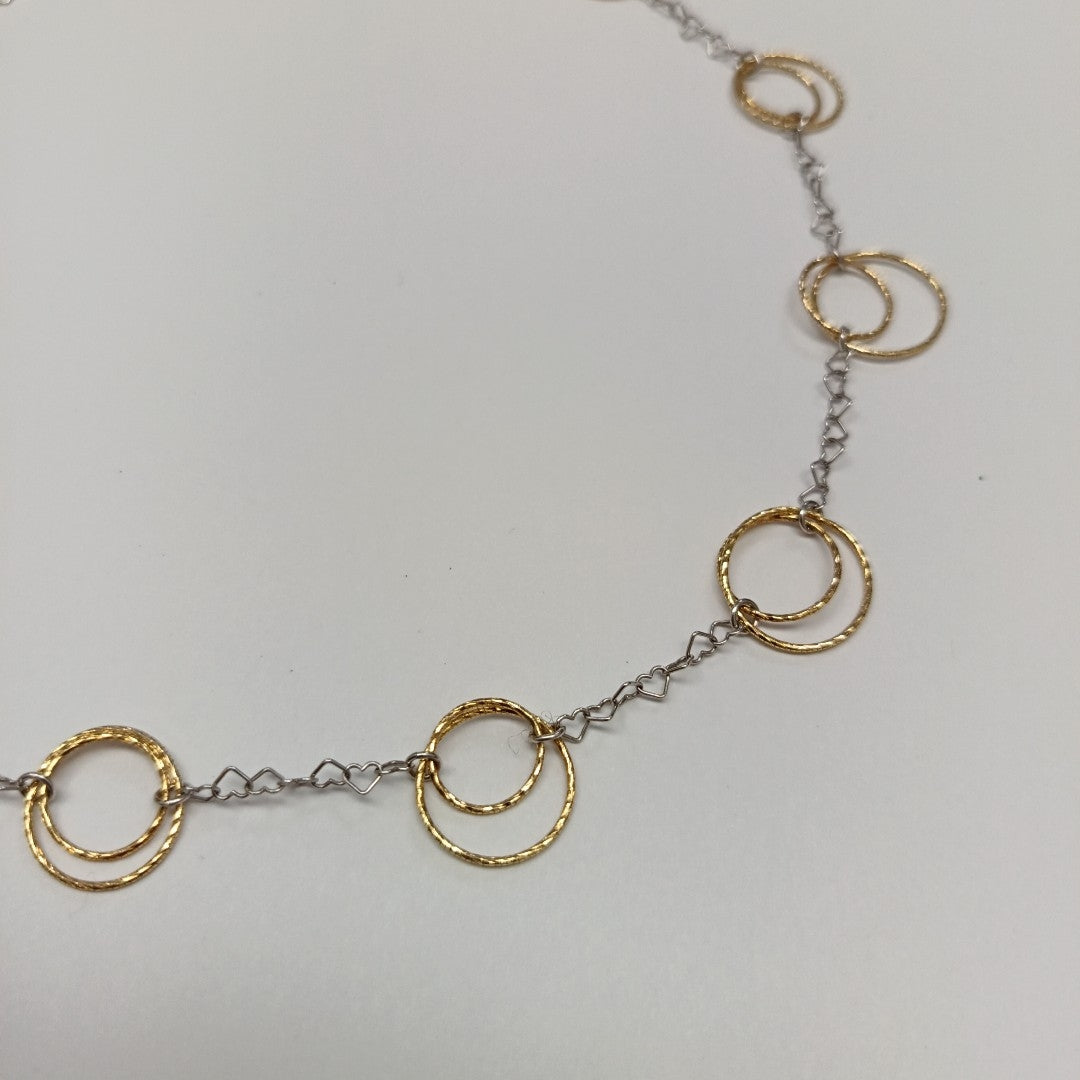 COLLAR ORO COMBINADO 14 K 8,70 GRMS (SEMINUEVO)