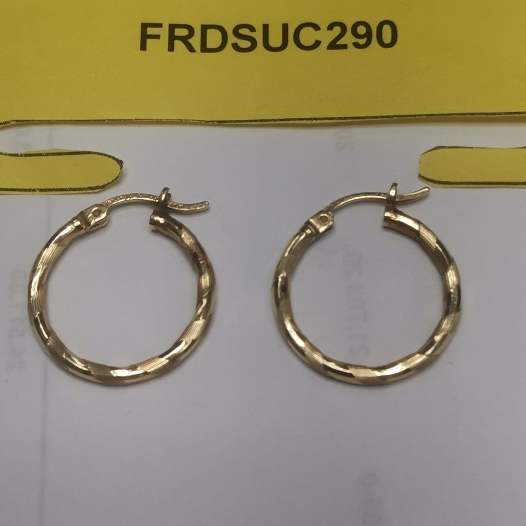 ARRACADAS PAR ORO 14 K 1.7 GRMS (SEMINUEVO)