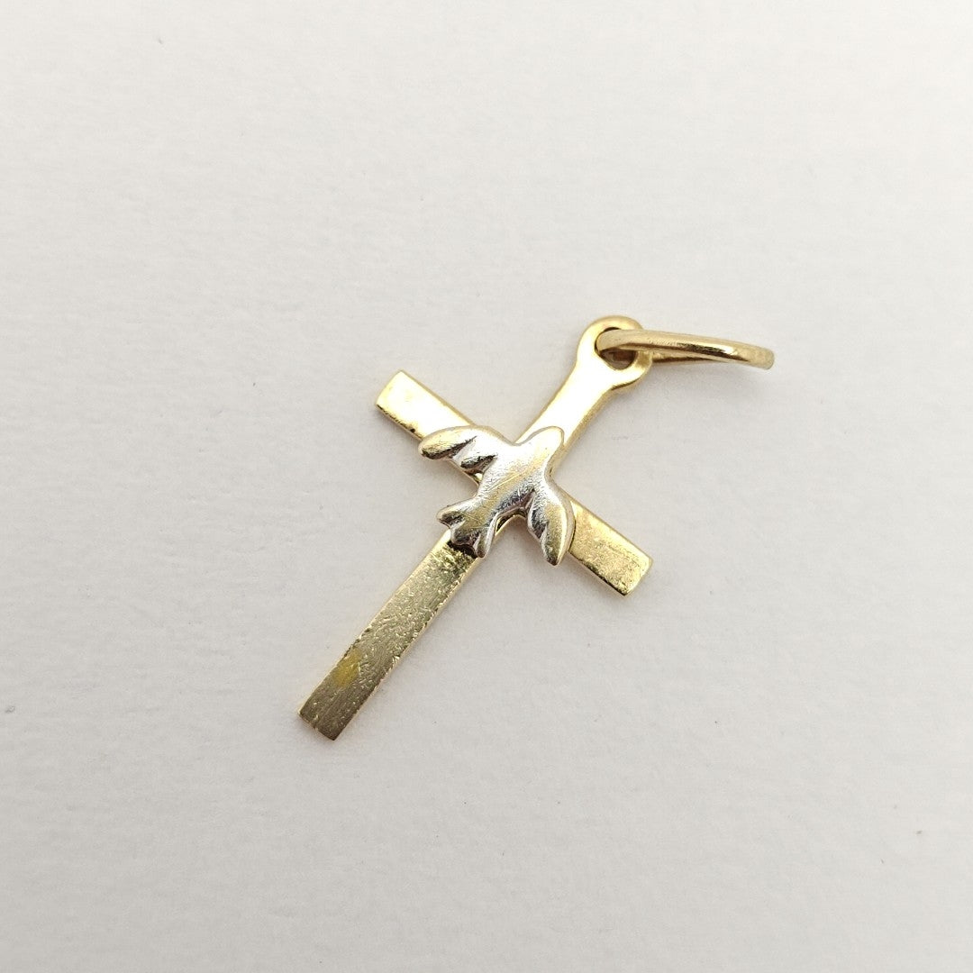 CRUZ ORO COMBINADO 14 K 1,40 GRMS (SEMINUEVO)