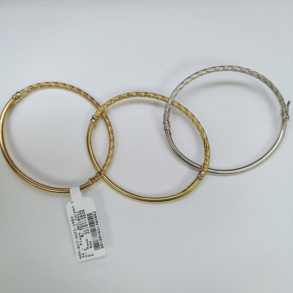 PULSERA RIGIDA ORO 14 K 13.4 GRMS (SEMINUEVO)