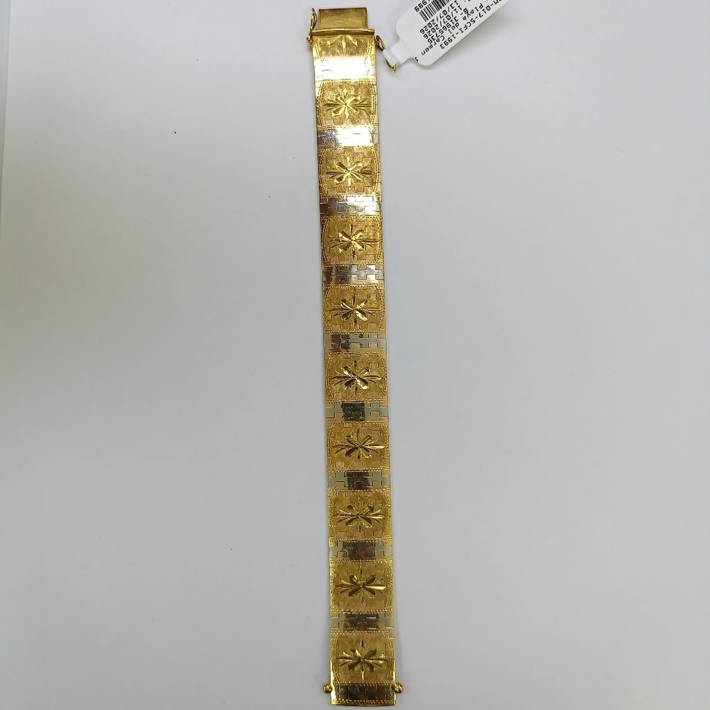 PULSERA RIGIDA ORO 18 K 43.4 GRMS (SEMINUEVO)
