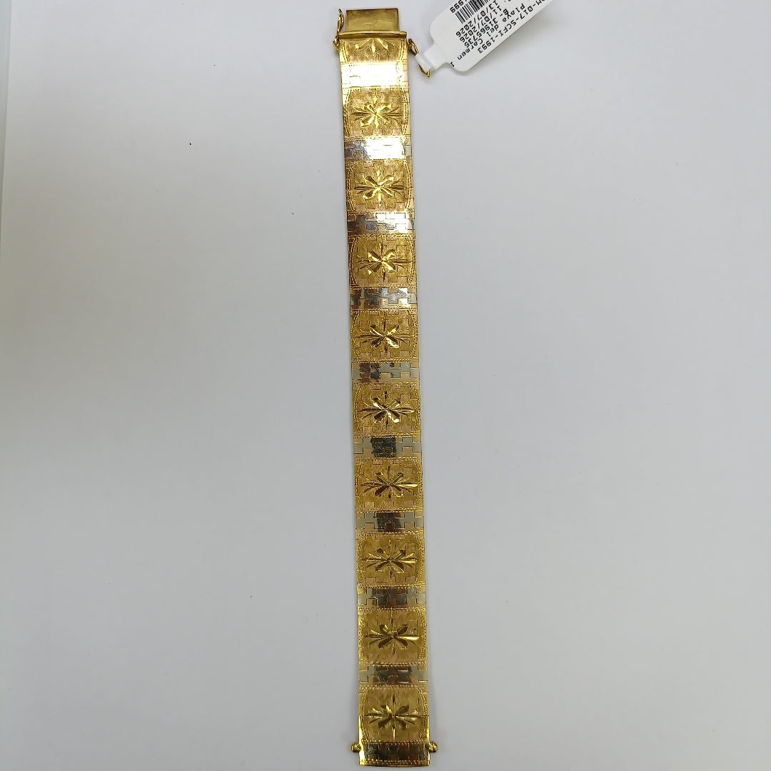 PULSERA RIGIDA ORO 18 K 43.4 GRMS (SEMINUEVO)