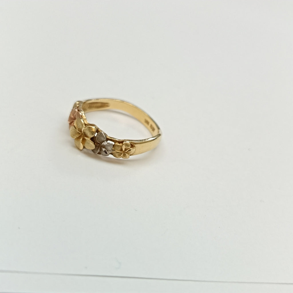 ANILLITO ORO COMBINADO 14 K 2,30 GRMS (SEMINUEVO)
