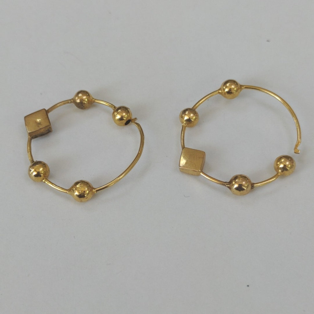 ARRACADAS PAR ORO 10 K 3,10 GRMS (SEMINUEVO)