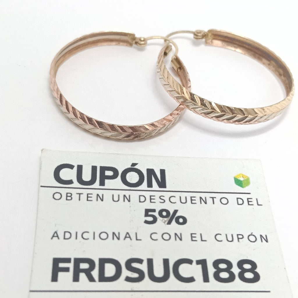 ARRACADAS PAR ORO 10 K 2,80 GRMS (SEMINUEVO)