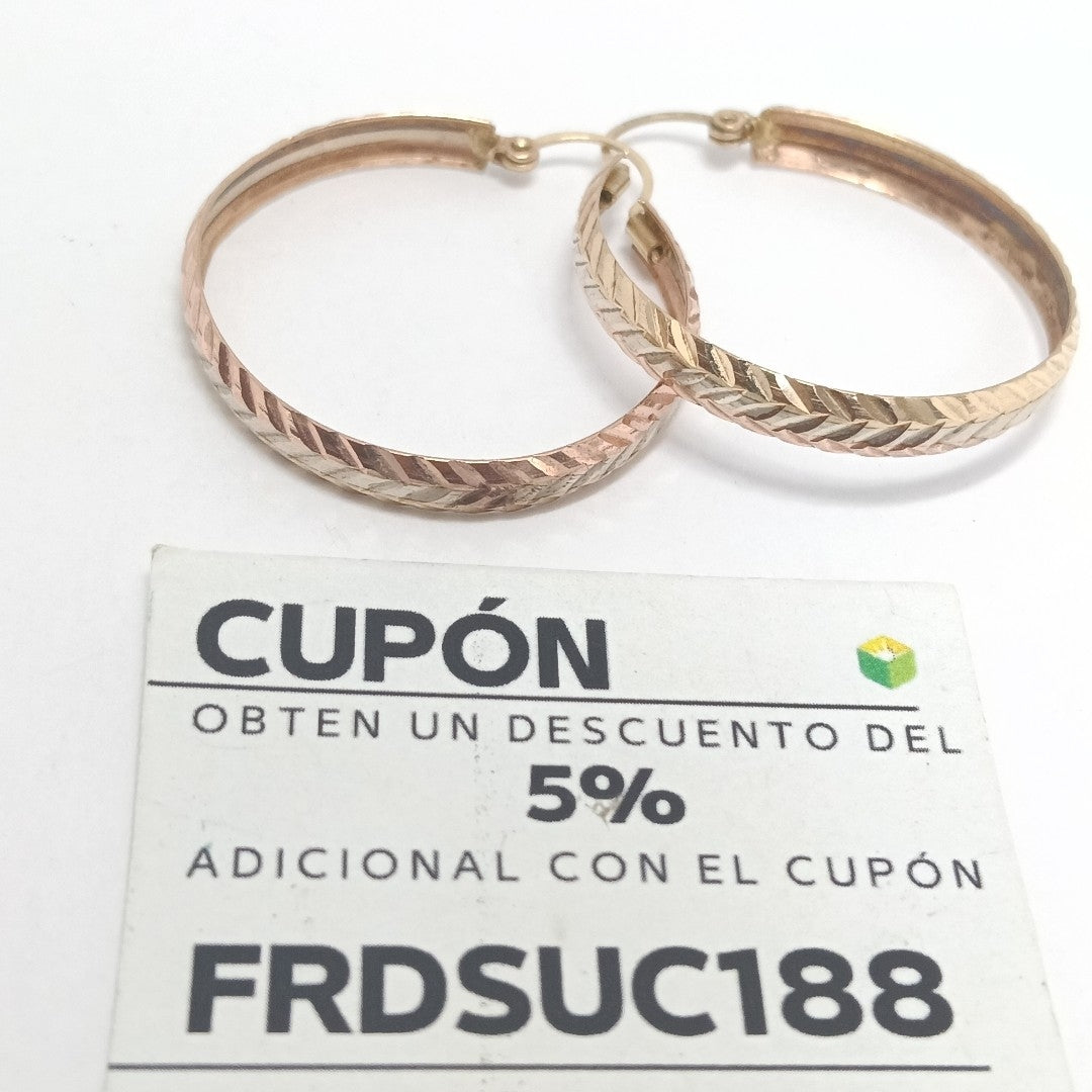 ARRACADAS PAR ORO 10 K 2,80 GRMS (SEMINUEVO)