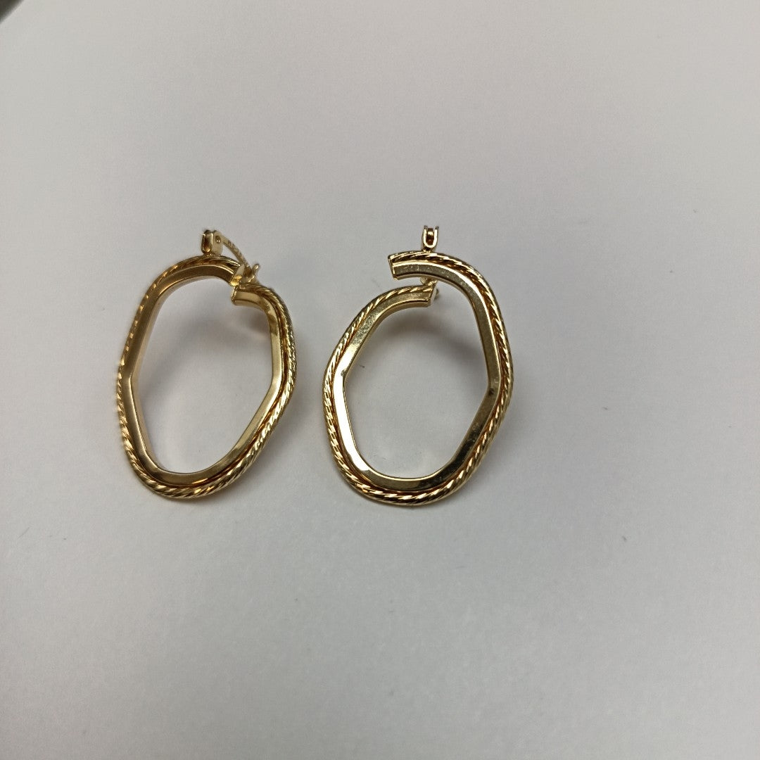ARRACADAS PAR ORO 14 K 2,60 GRMS (SEMINUEVO)
