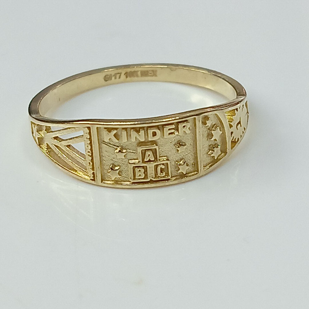 ANILLO DE GRADUACIÓN ORO 10 K 1.2 GRMS (SEMINUEVO)