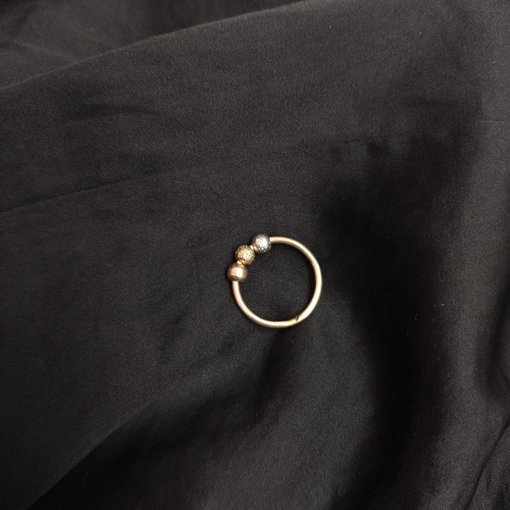 ANILLITO ORO COMBINADO 10 K 0,90 GRMS (SEMINUEVO)