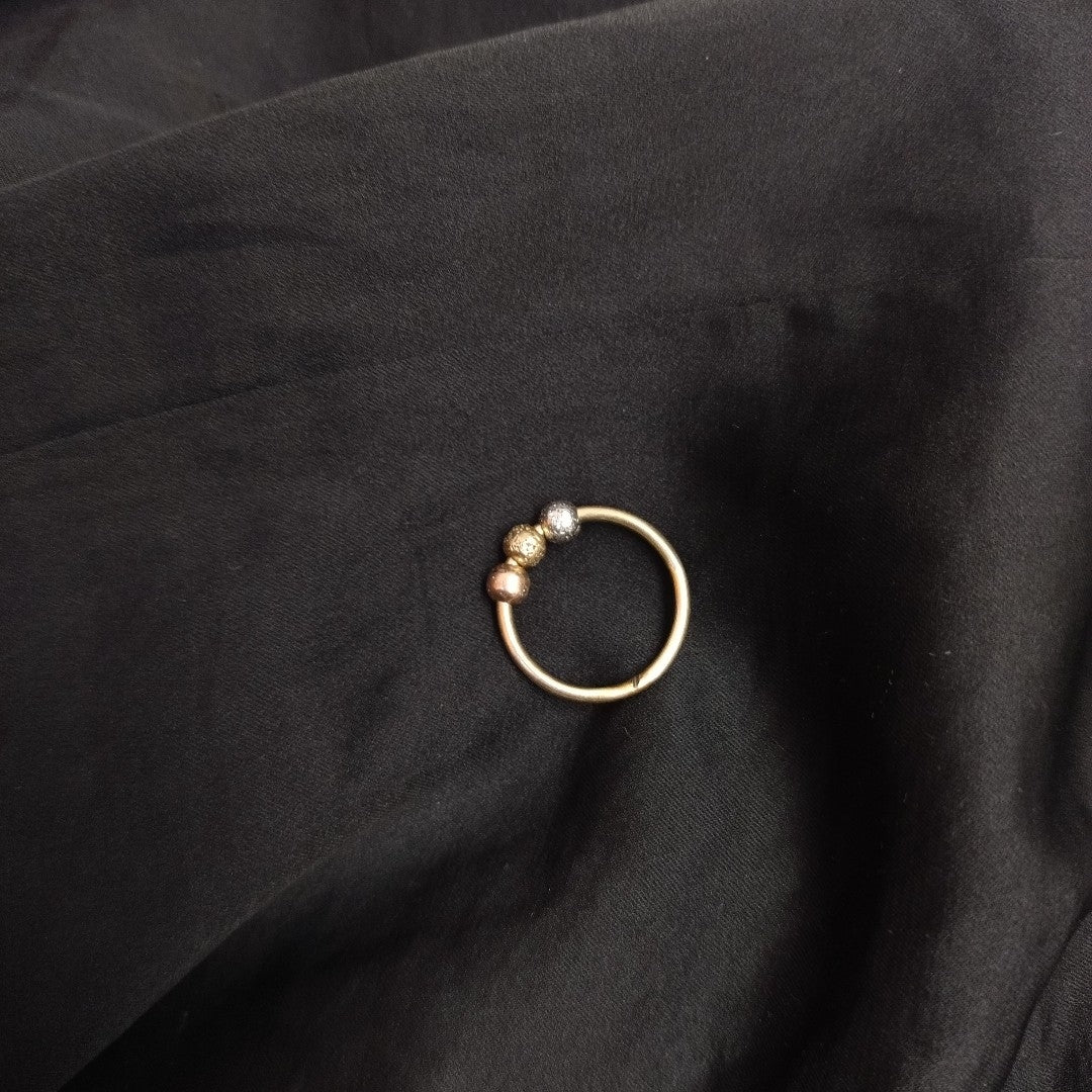 ANILLITO ORO COMBINADO 10 K 0,90 GRMS (SEMINUEVO)