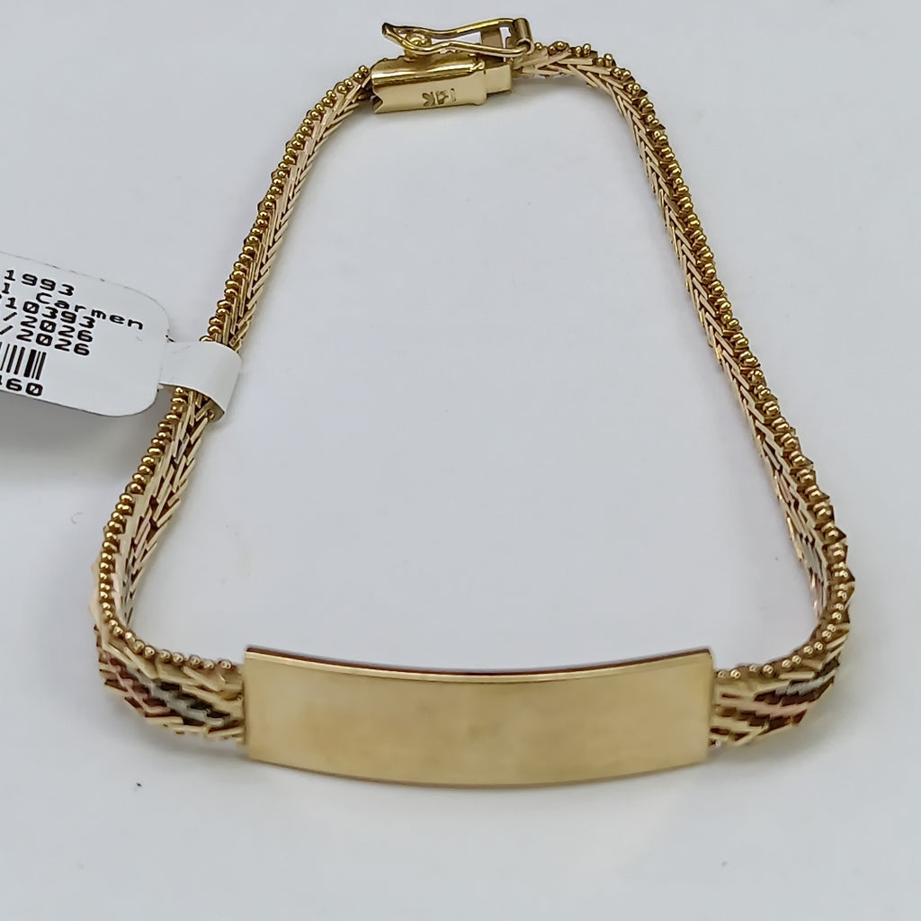 ESCLAVA ORO COMBINADO 14 K 10,00 GRMS (SEMINUEVO)