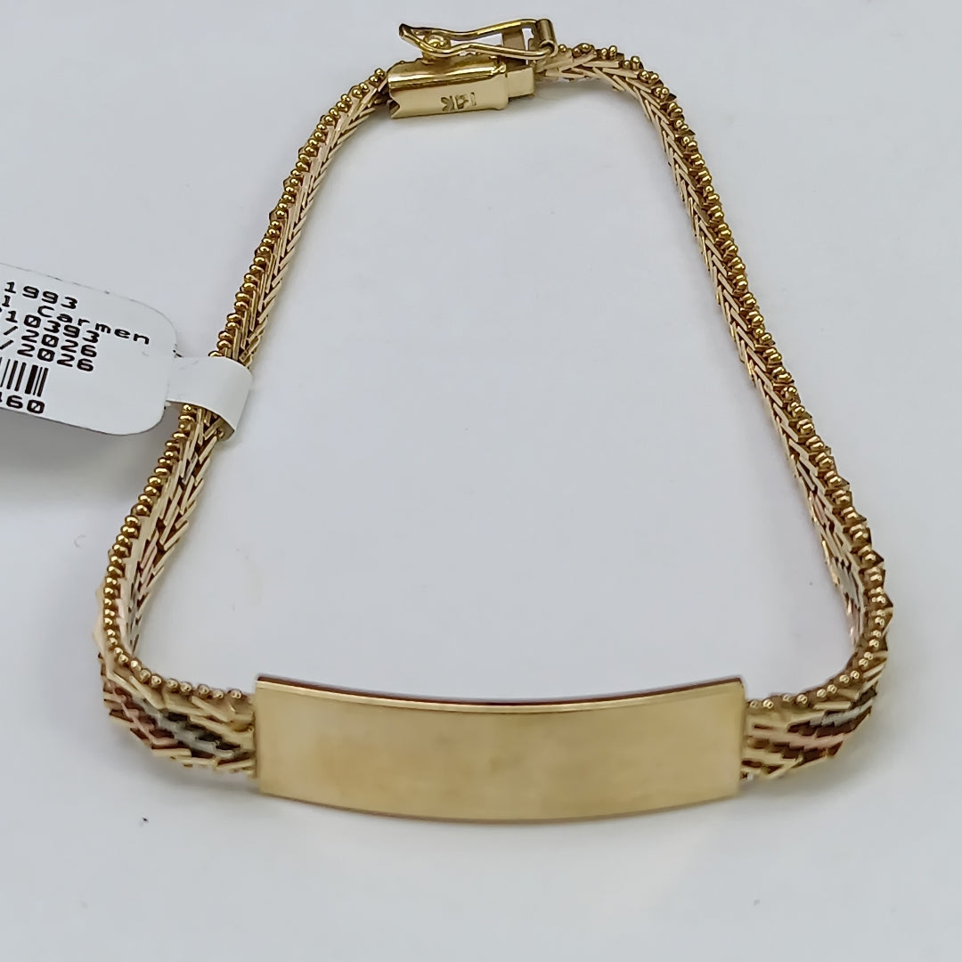 ESCLAVA ORO COMBINADO 14 K 10,00 GRMS (SEMINUEVO)