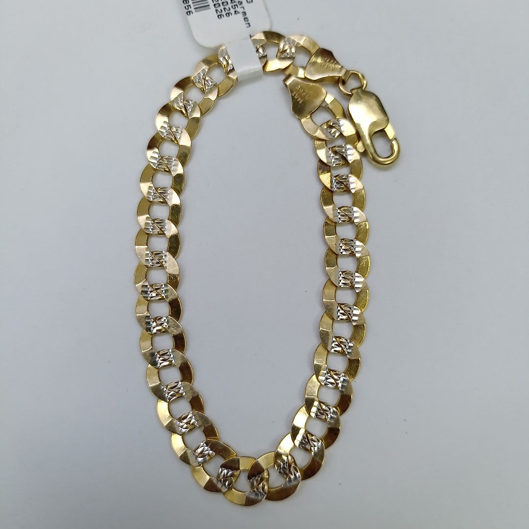 PULSERA ORO, RODIADO 14 K 15.7 GRMS (SEMINUEVO)