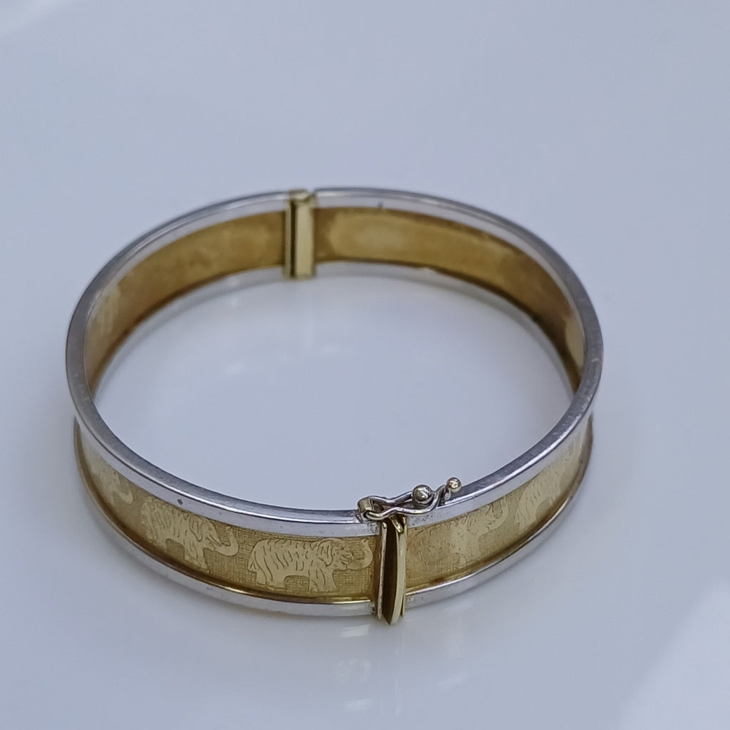PULSERA RIGIDA ORO 14 K 12,80 GRMS (SEMINUEVO)