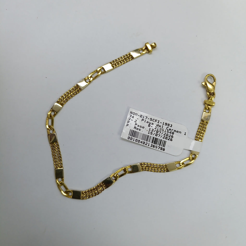 PULSERA ORO 18 K 8.2 GRMS (SEMINUEVO)