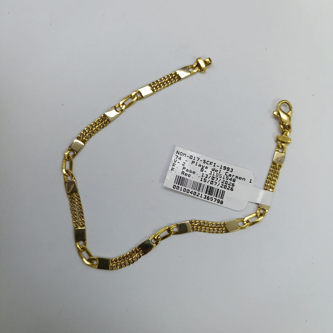 PULSERA ORO 18 K 8.2 GRMS (SEMINUEVO)