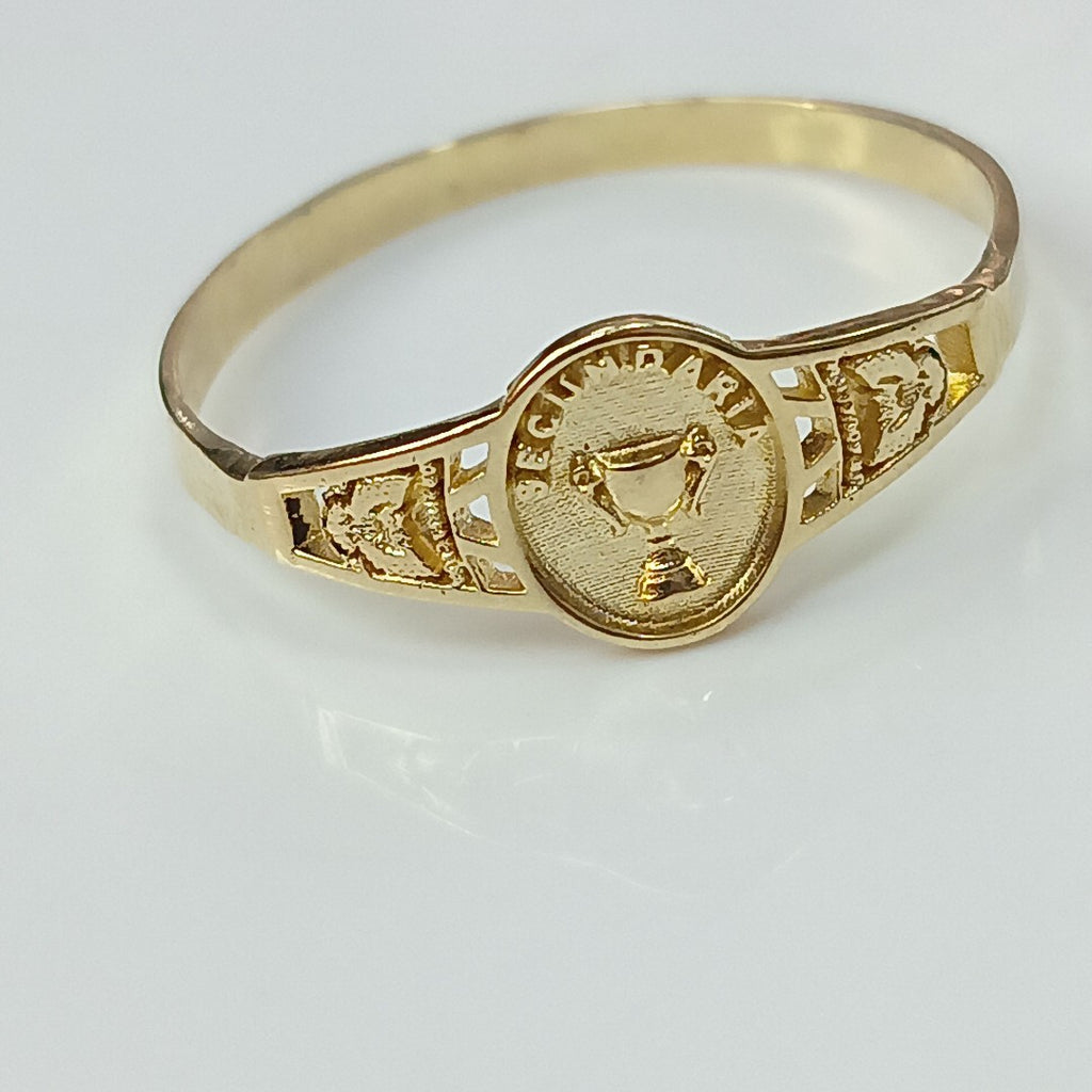 ANILLO DE GRADUACIÓN ORO 10 K 1.1 GRMS (SEMINUEVO)