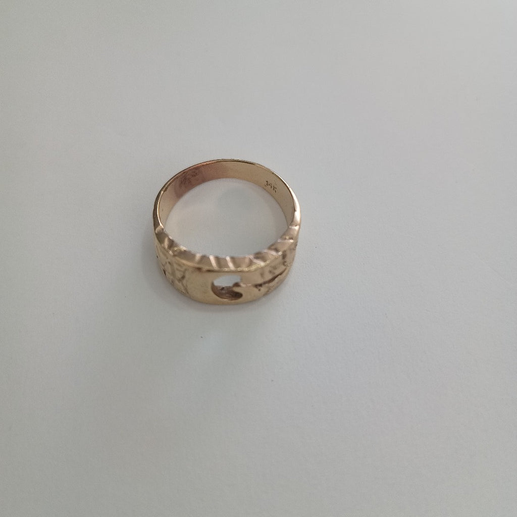 ANILLO ORO 14 K 6.4 GRMS (SEMINUEVO)