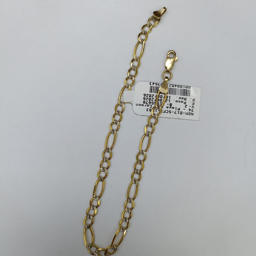 PULSERA ORO, RODIADO 10 K 4.9 GRMS (SEMINUEVO)