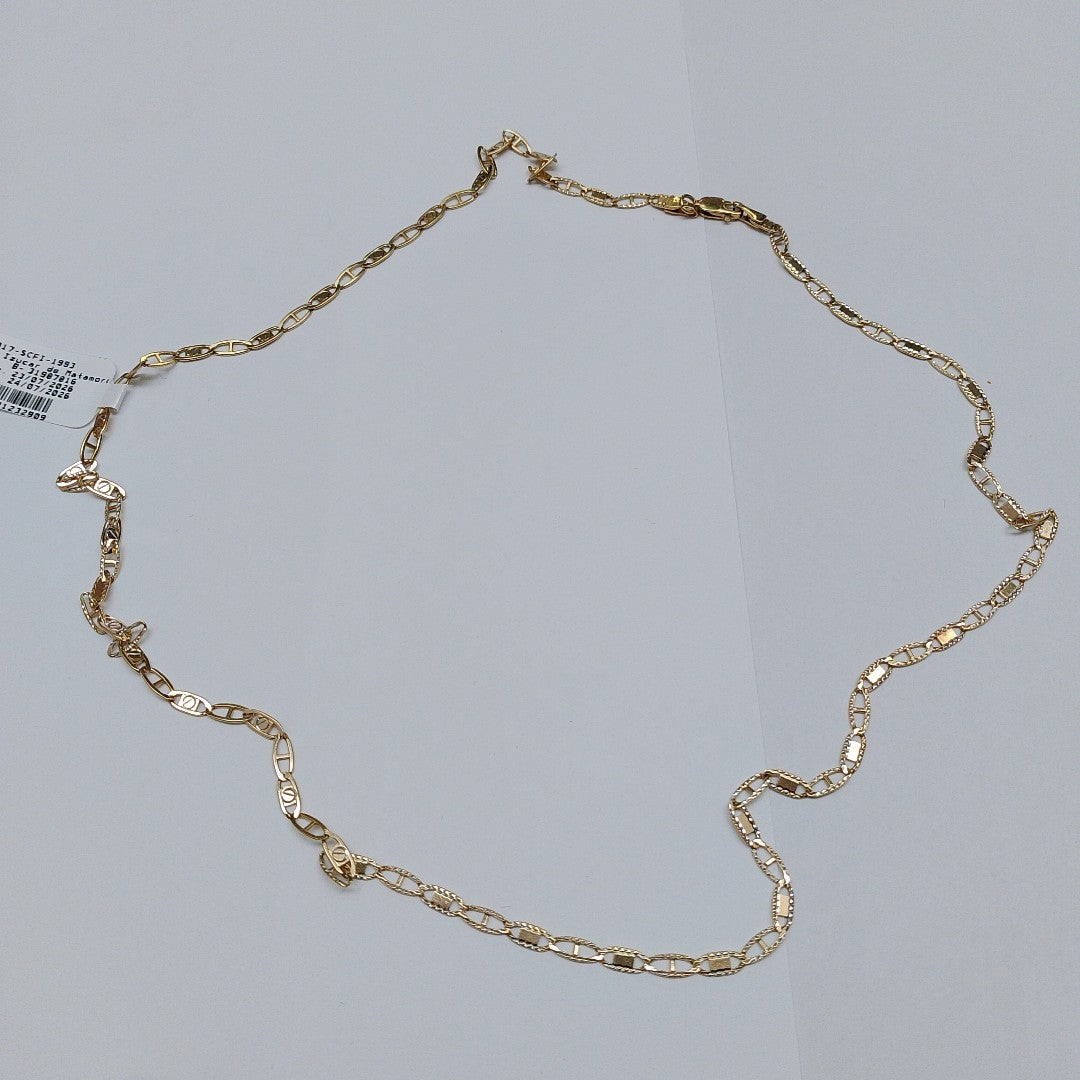 CADENA ORO 14 K 8.5 GRMS (SEMINUEVO)