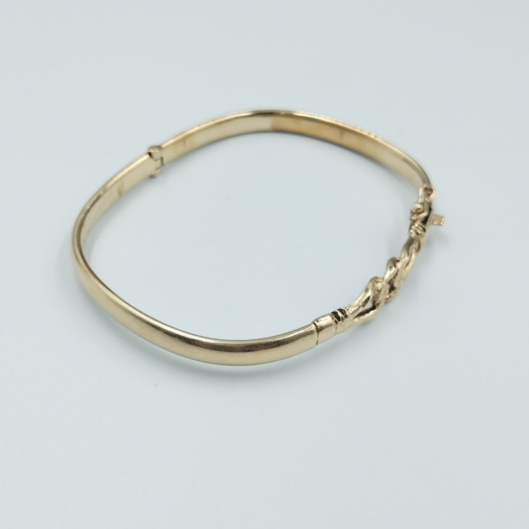 PULSERA RIGIDA ORO 14 K 9.3 GRMS (SEMINUEVO)