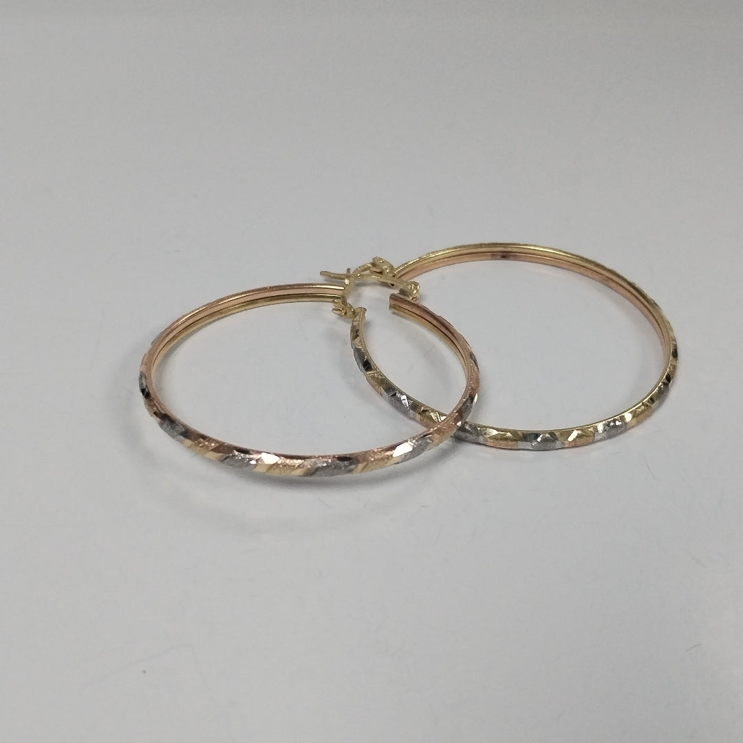 ARRACADAS PAR ORO 14 K 3,70 GRMS (SEMINUEVO)