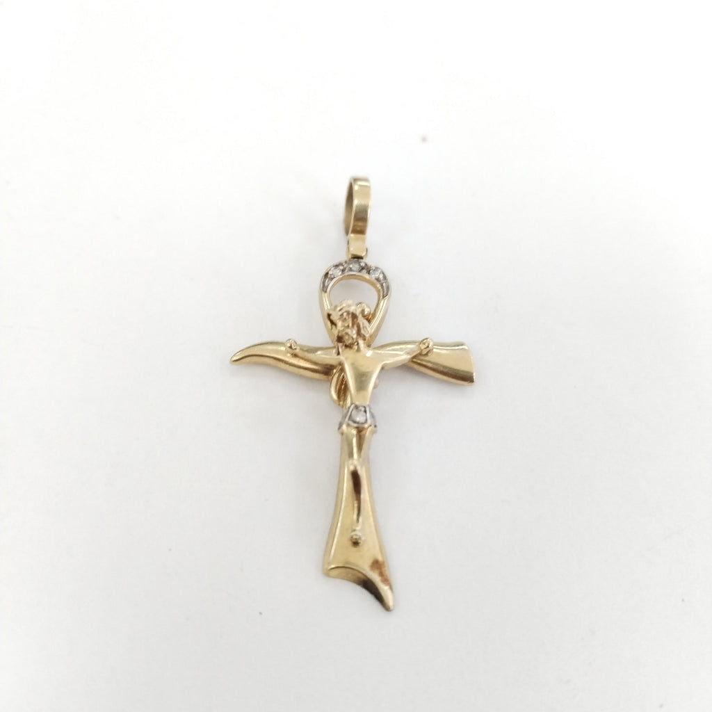 CRUCIFIJO ORO 10 K 4,90 GRMS (SEMINUEVO)