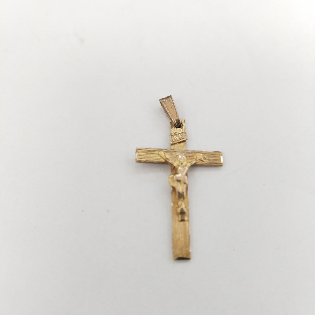 CRUCIFIJO ORO 10 K 1,30 GRMS (SEMINUEVO)