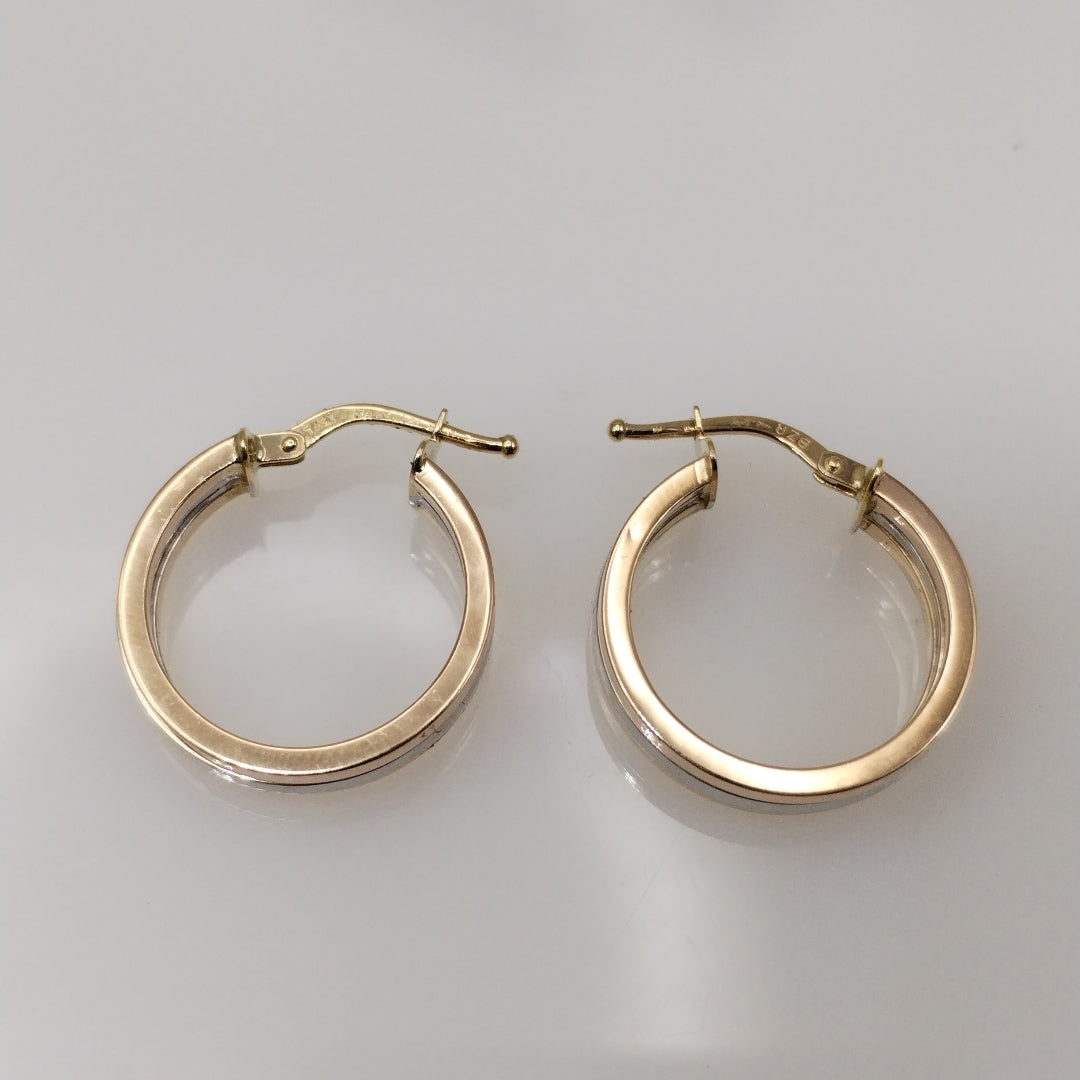 ARETES PAR ORO 14 K 2.5 GRMS (SEMINUEVO)