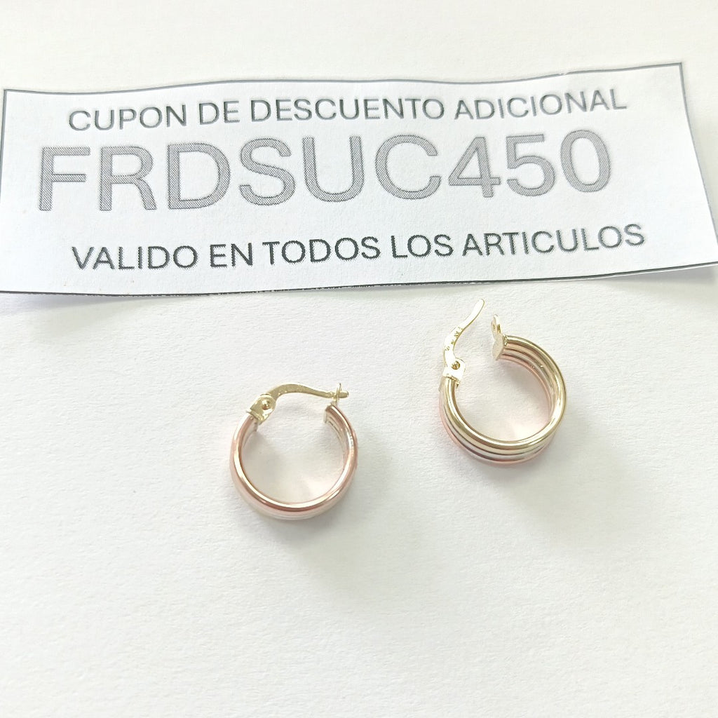 ARRACADAS ORO 14K 1.7 (NUEVO)