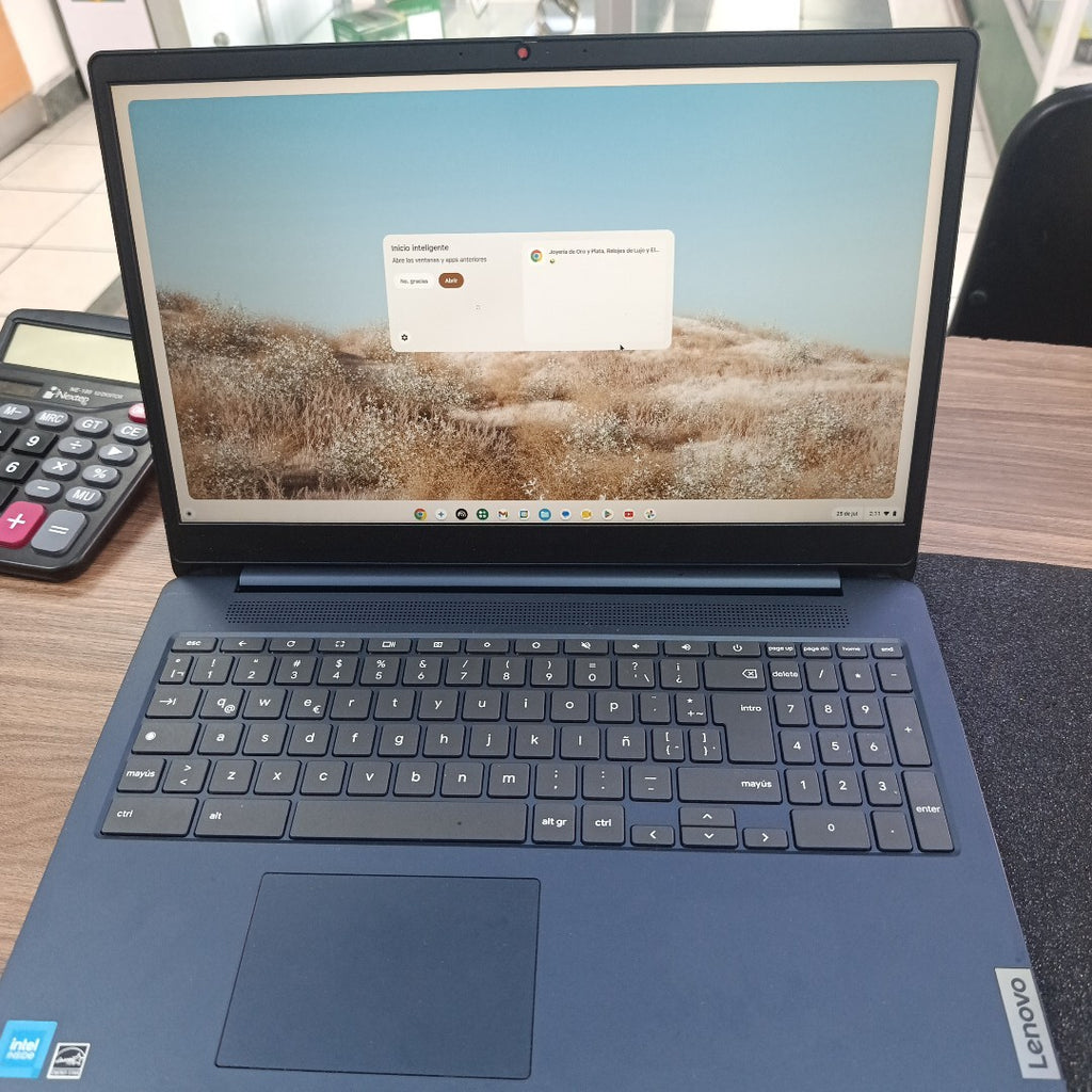 LAPTOP LENOVO IDEAPAD 3 CHROME 15IJL6 (2024) 128 GB SSD 8 GB RAM (SEMINUEVO)