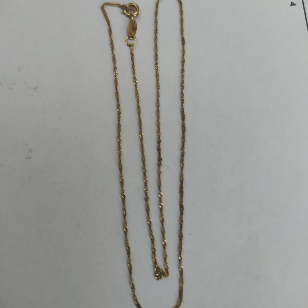 CADENA ORO 14 K 0.5 GRMS (SEMINUEVO)