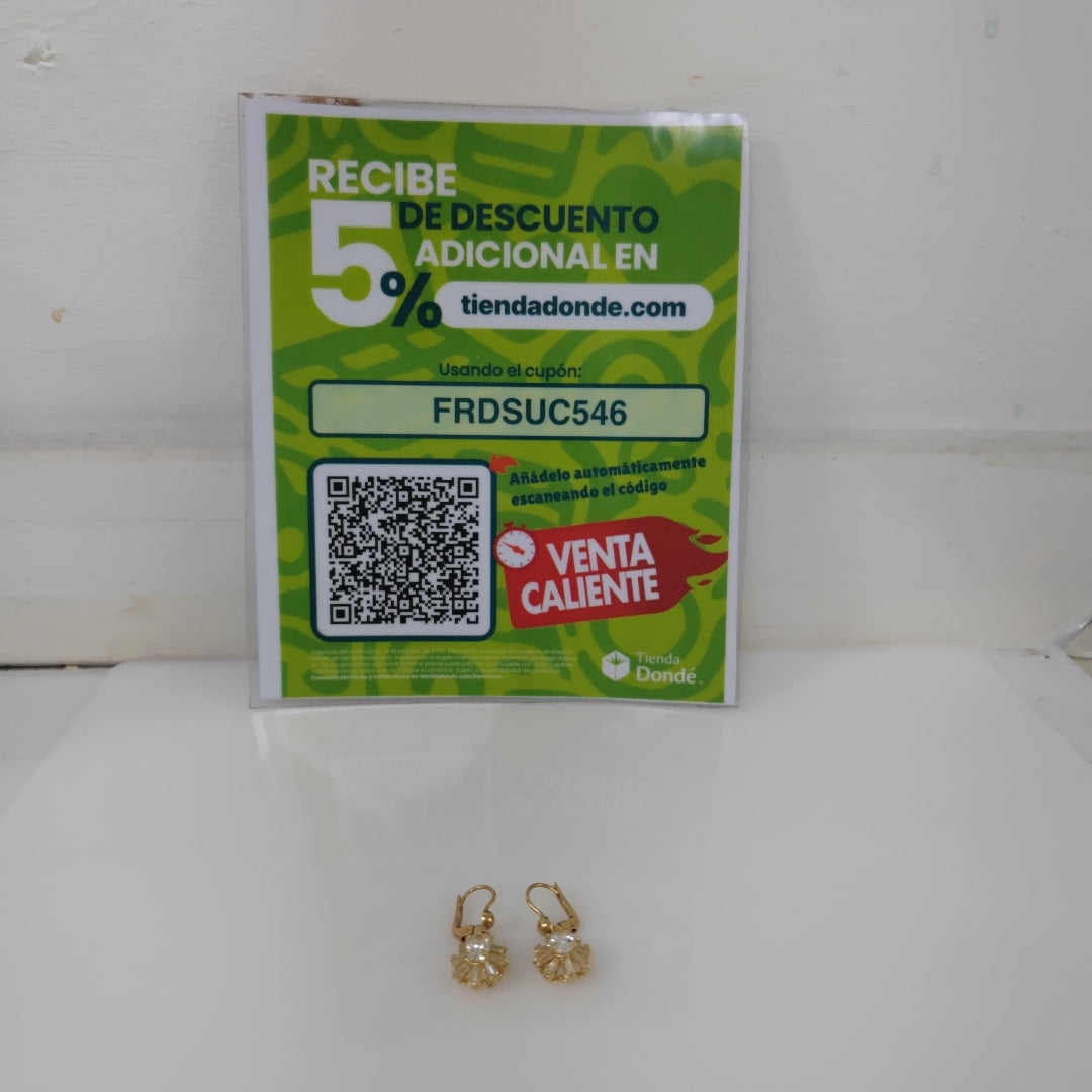 ARETES PAR ORO 14 K 4.5 GRMS (SEMINUEVO)