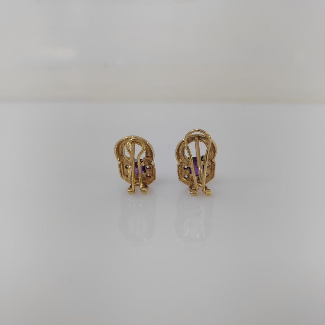 ARETES PAR ORO 14 K 4.7 GRMS (SEMINUEVO)