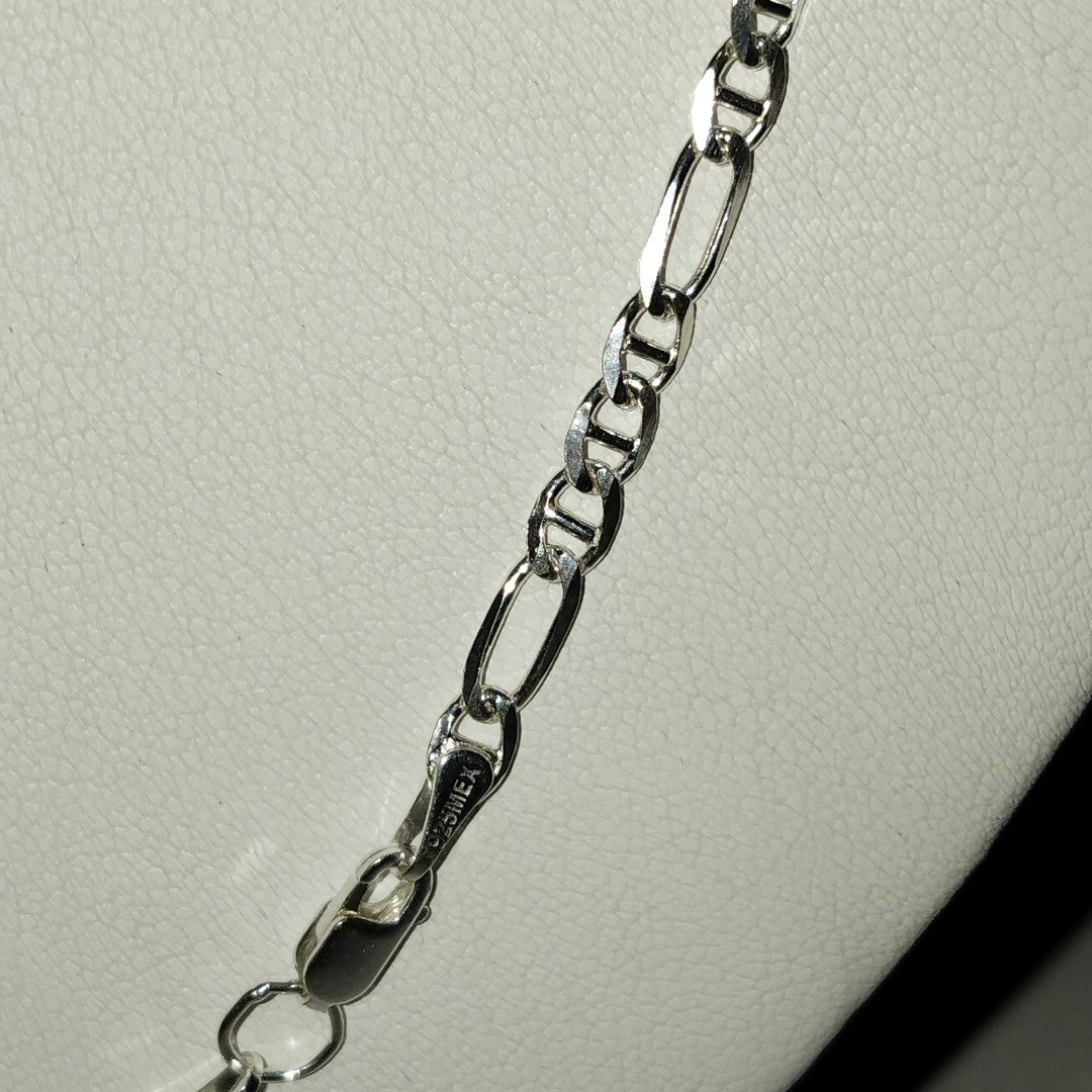 CADENA TEJIDO 3X1 PLATA .925 60 CM 8.2 GR (NUEVO)