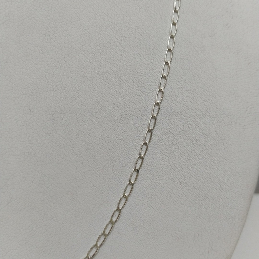 CADENA TEJIDO ESLABONES PLATA .925 50 CM 2.6 GR (NUEVO)