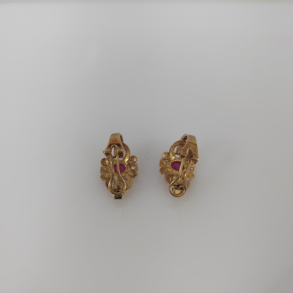 ARETES PAR ORO 14 K 5.4 GRMS (SEMINUEVO)
