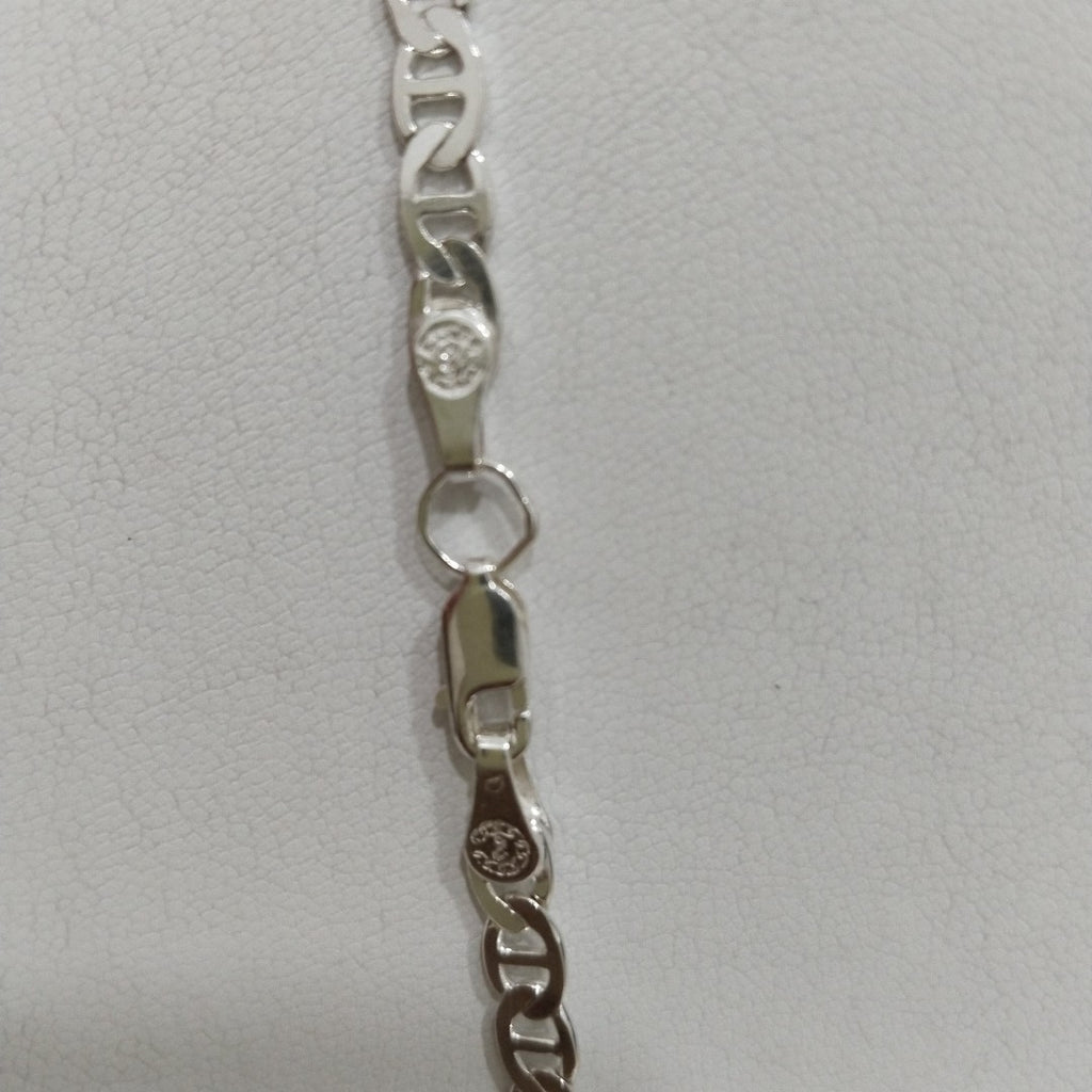 CADENA TEJIDO GUCHI PLATA .925 55 CM 12.3 GR (NUEVO)