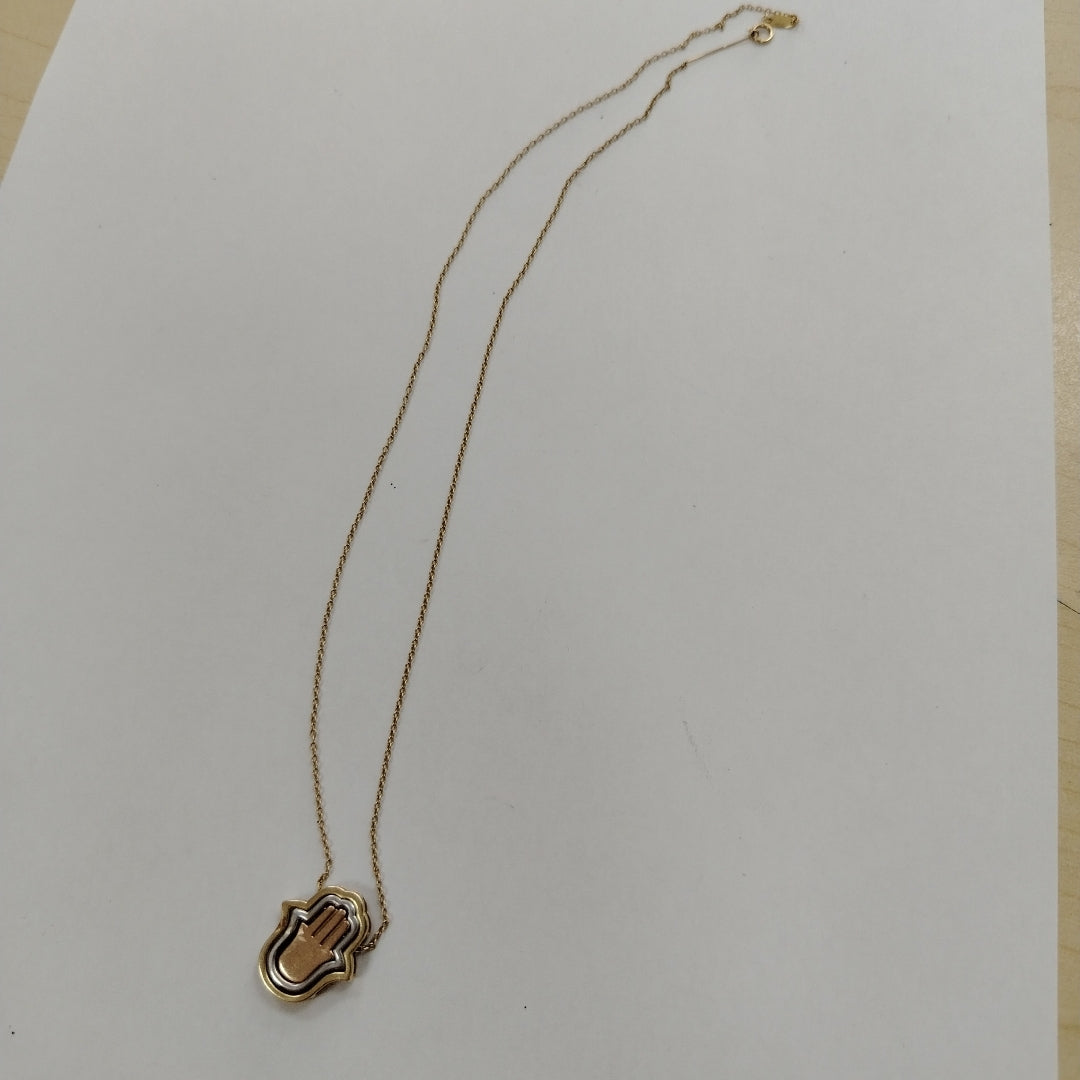 GARGANTILLA ORO, ORO COMBINADO 14 K 4.7 GRMS (SEMINUEVO)