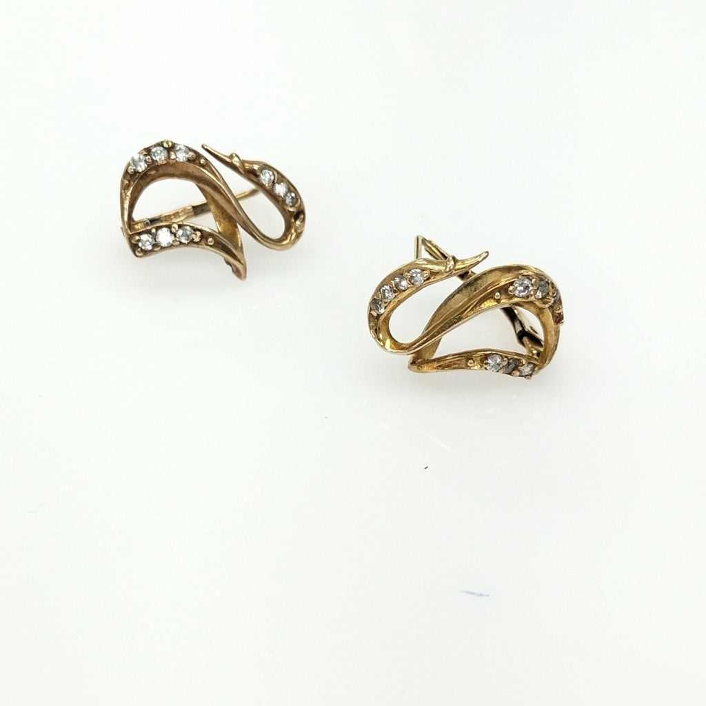 ARETES PAR ORO 8 K 2,90 GRMS (SEMINUEVO)