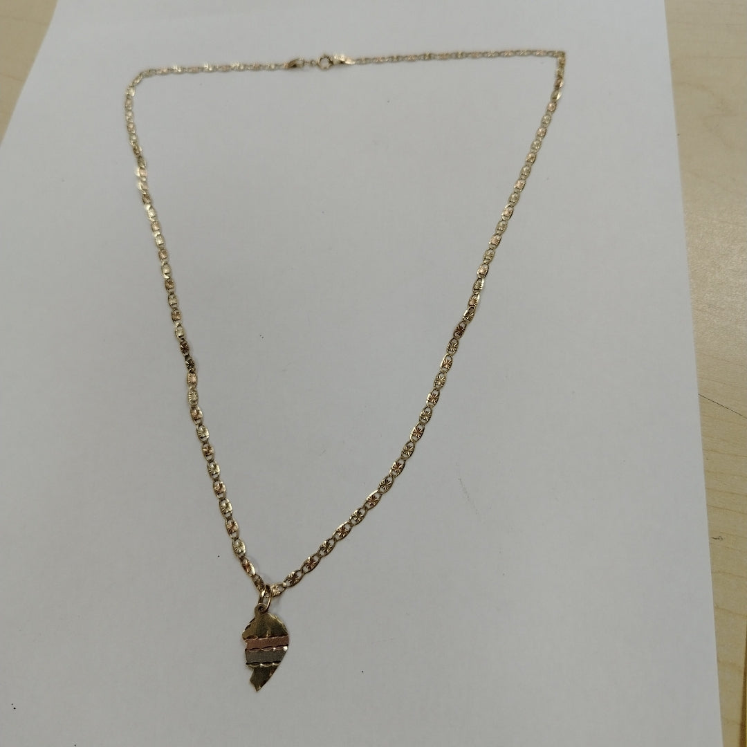 CADENA ORO, ORO COMBINADO 10 K 4.8 GRMS (SEMINUEVO)