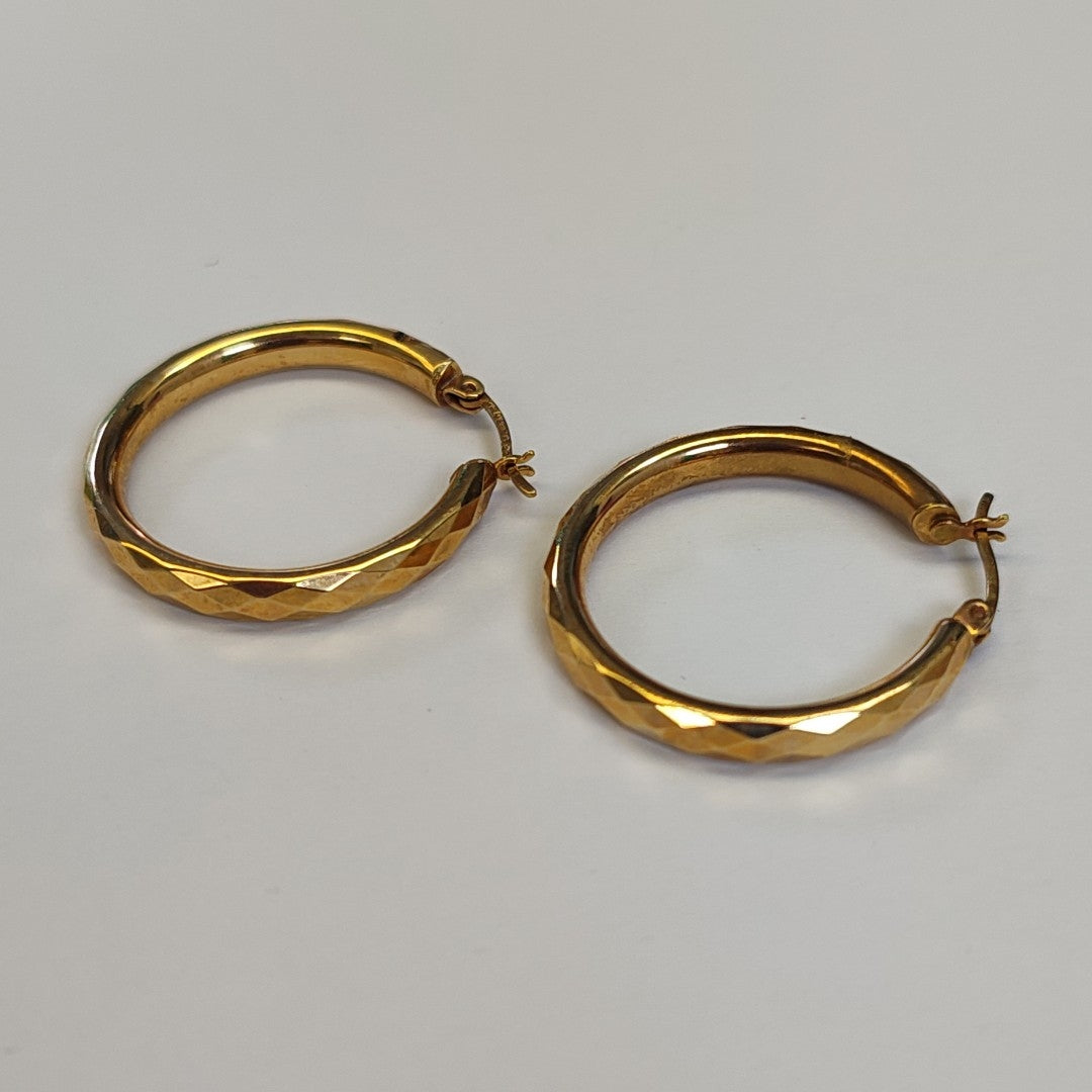 ARRACADAS PAR ORO 14 K 5,00 GRMS (SEMINUEVO)