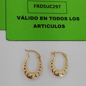 ARRACADAS ORO 14K 0.8 (NUEVO)