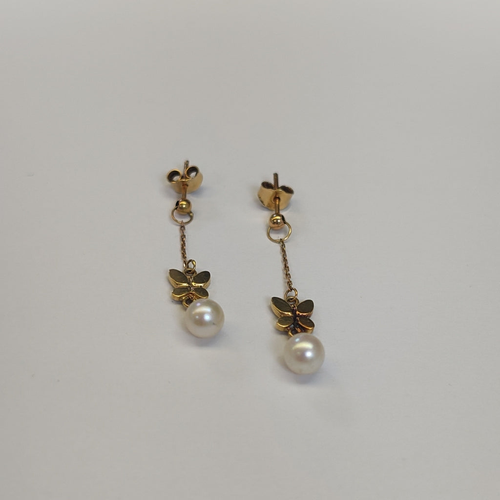 ARETES PAR ORO 14 K 2,40 GRMS (SEMINUEVO)