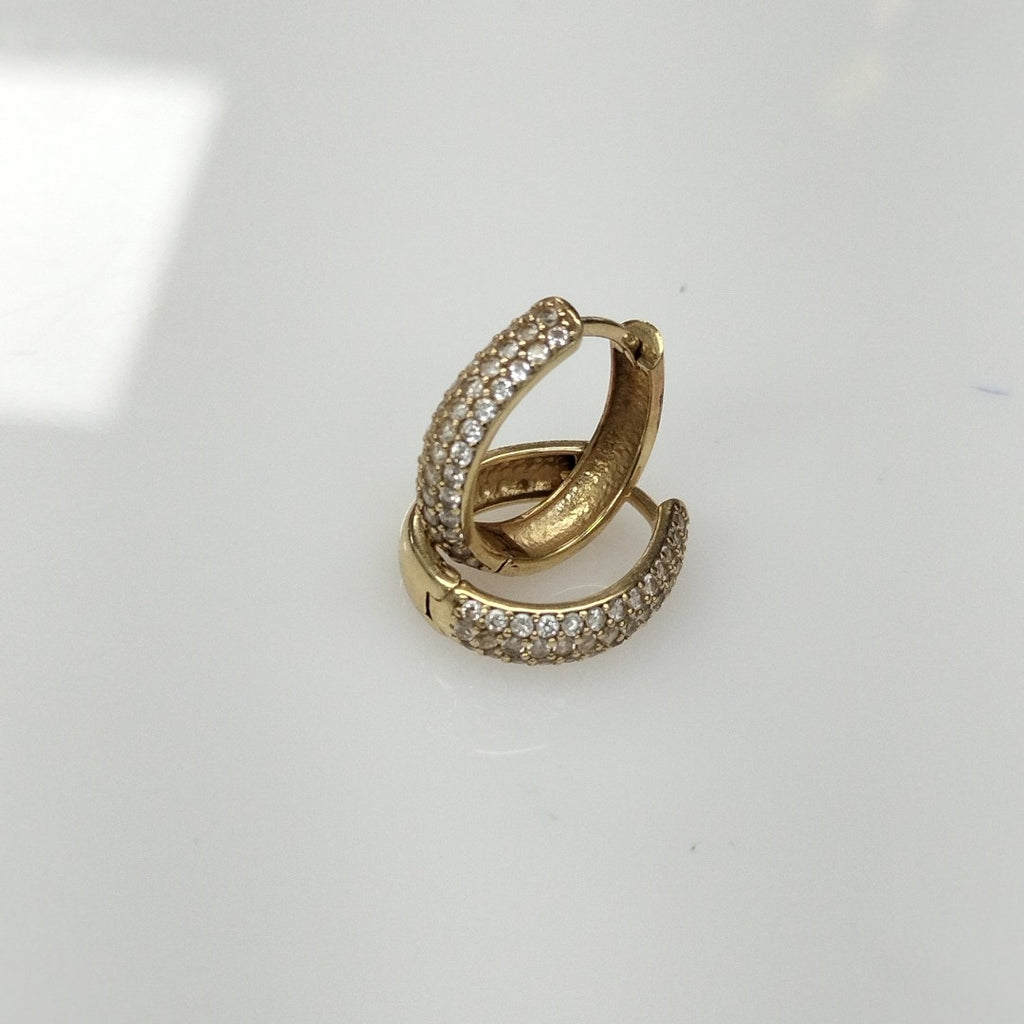 ARRACADAS PAR ORO 14 K 2.4 GRMS (SEMINUEVO)